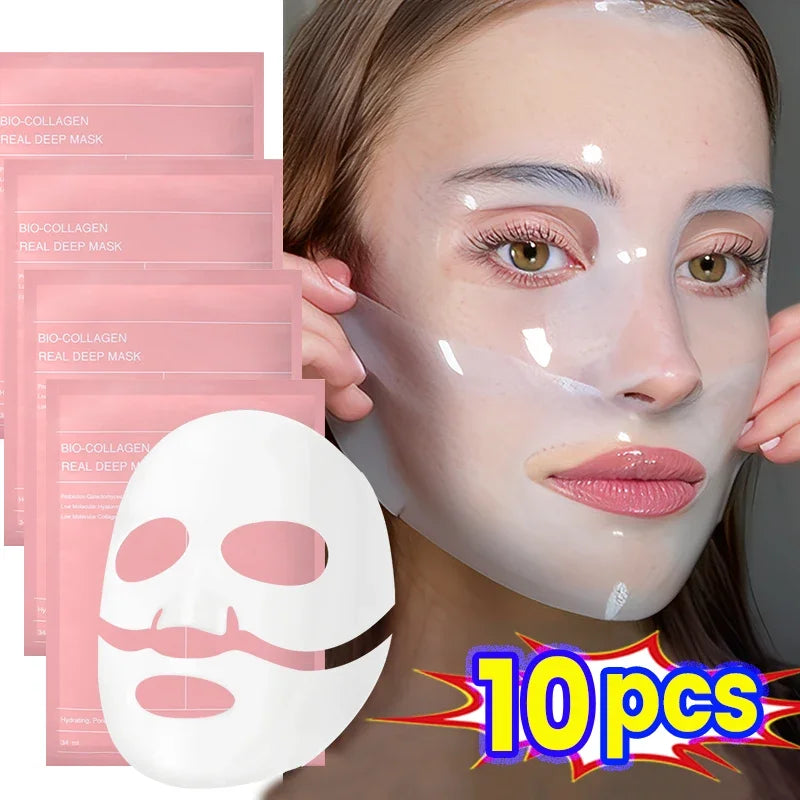 10-Piece Bio-Collagen Facial Mask Set